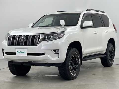 カタログ画像：ランドクルーザープラド （LAND CRUISER PRADO） ＴＸ 2022年8月 3BA-TRJ150W 2700cc ホワイトパールクリスタルシャイン 燃費8.3km / l 外装