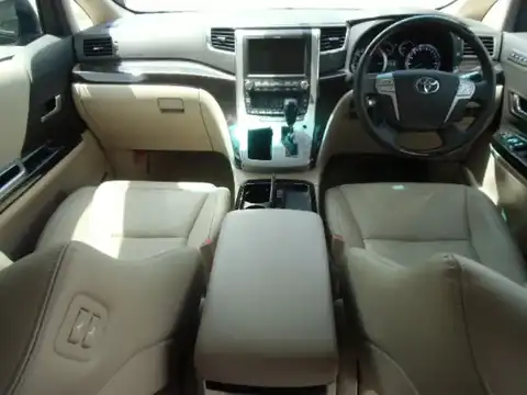 カタログ画像：アルファードハイブリッド （ALPHARD HYBRID） ハイブリッドＧ Ｌパッケージ 2014年4月 DAA-ATH20W 2400cc ブラック 燃費16.2km / l 内装