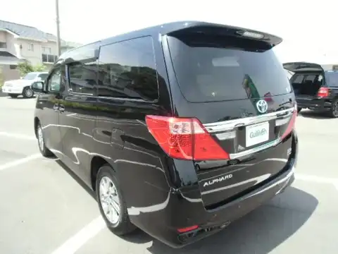 カタログ画像：アルファードハイブリッド （ALPHARD HYBRID） ハイブリッドＧ Ｌパッケージ 2014年4月 DAA-ATH20W 2400cc ブラック 燃費16.2km / l バック