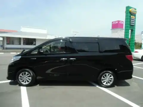 カタログ画像：アルファードハイブリッド （ALPHARD HYBRID） ハイブリッドＧ Ｌパッケージ 2014年4月 DAA-ATH20W 2400cc ブラック 燃費16.2km / l 外装