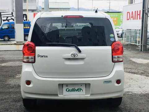 カタログ画像：ポルテ （PORTE） Ｇ セーフティエディション 2020年7月 3BA-NCP145 1500cc ホワイトパールクリスタルシャイン 燃費14.8km / l バック