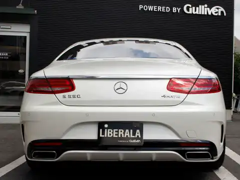 カタログ画像：Ｓクラス （S-CLASS） Ｓ５５０ ４マチック クーペ ＡＭＧライン 2017年4月 DBA-217385 4700cc ダイヤモンドホワイト（Ｍ） 燃費9.2km / l バック