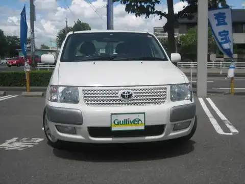 カタログ画像：サクシードワゴン （SUCCEED WAGON） ＴＸ Ｇパッケージ 2004年2月 CBA-NCP58G 1500cc ホワイト 燃費16.4km / l フロント