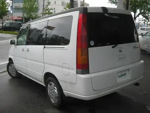 カタログ画像：ステップワゴン （STEPWAGON） ウルトラ フィールドデッキ 回転対座シート 2000年8月 GF-RF2 2000cc タフタホワイト 燃費10.2km / l バック