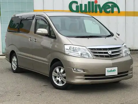 カタログ画像：アルファードＶ （ALPHARD V） ＡＸ Ｌエディション 2007年6月 DBA-ANH10W 2400cc ゴールドメタリック 燃費9.7km / l メイン（その他）