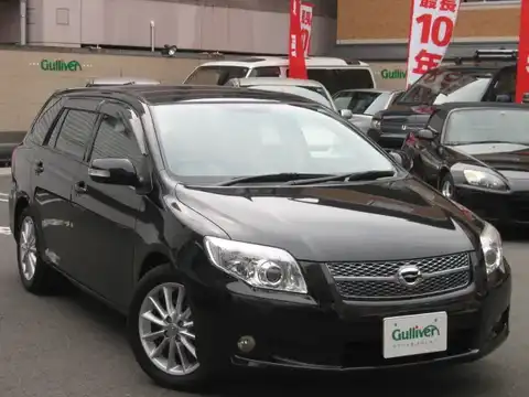 カタログ画像：カローラフィールダー （COROLLA FIELDER） １．８Ｓ 2006年10月 DBA-ZRE144G 1800cc ブラックマイカ 燃費14.4km / l メイン（その他）