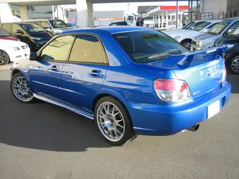 カタログ画像：インプレッサ （IMPREZA） Ｓ２０４ 2006年1月 GH-GDB 2000cc ＷＲブルー・マイカ バック