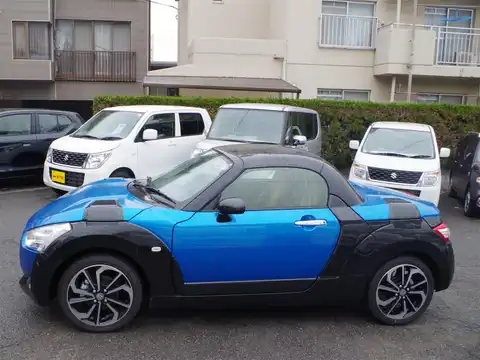 カタログ画像：コペン （COPEN） エクスプレイ Ｓ 2015年6月 DBA-LA400K 660cc クリアブルークリスタルメタリック 燃費22.2km / l 外装