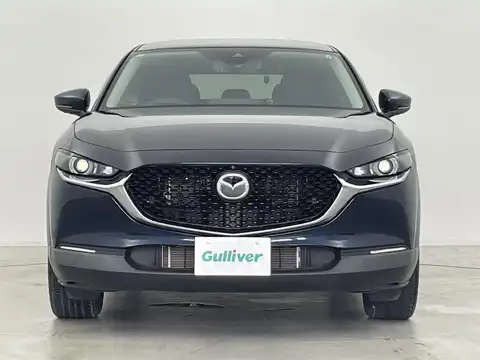 カタログ画像：ＣＸ－３０ （CX-30） ＸＤ Ｓパッケージ 2024年12月 3DA-DM8R 1800cc ディープクリスタルブルーマイカ 燃費18.7km / l フロント