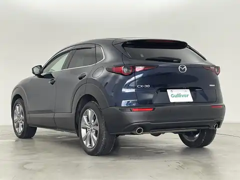 カタログ画像：ＣＸ－３０ （CX-30） ＸＤ Ｓパッケージ 2024年12月 3DA-DM8R 1800cc ディープクリスタルブルーマイカ 燃費18.7km / l バック