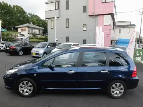 カタログ画像：３０７ （307） ＳＷ １．６ 2006年5月 GH-3EHNFU 1600cc モンテベロ・ブルー 燃費10.6km / l 外装