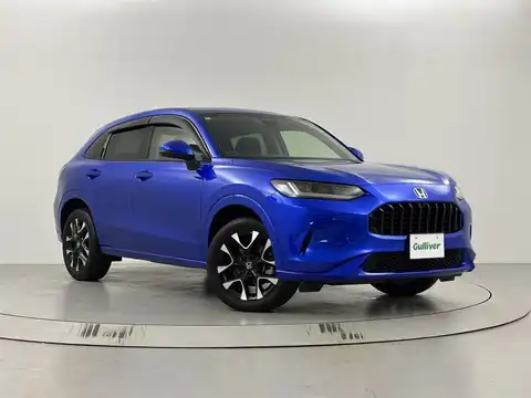 カタログ画像：ＺＲ－Ｖ （ZR-V） Ｚ 2023年4月 5BA-RZ3 1500cc プレミアムクリスタルブルー・メタリックorミッドナイトブルービーム・メタリック 燃費14.5km / l メイン（その他）