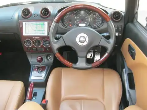 カタログ画像：コペン （COPEN） タンレザーエディション 2004年6月 ABA-L880K 660cc ＤＣ・ダークグリーンマイカ 燃費15.2km / l 内装