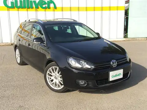 カタログ画像：ゴルフヴァリアント （GOLF VARIANT） ２．０ＴＳＩ スポーツライン 2011年3月 ABA-1KCCZ 2000cc ディープブラックパールエフェクト 燃費12.2km / l メイン（その他）