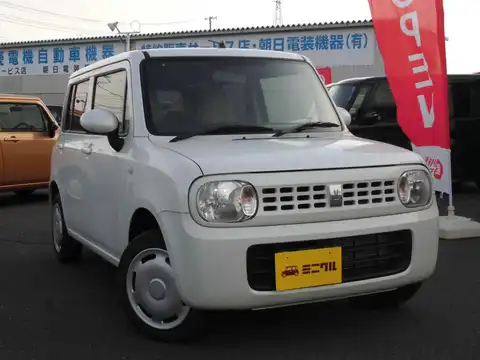 カタログ画像：アルトラパン （ALTO LAPIN） Ｇセットオプション装着車 2014年10月 DBA-HE22S 660cc パールホワイト 燃費26.0km / l メイン（その他）