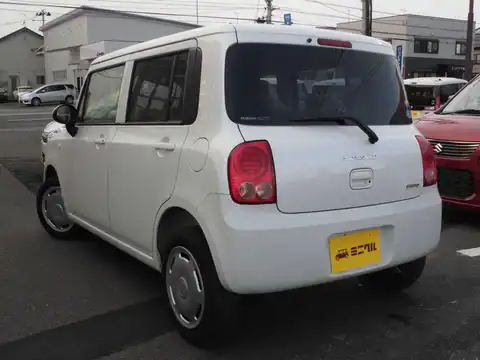 カタログ画像：アルトラパン （ALTO LAPIN） Ｇセットオプション装着車 2014年10月 DBA-HE22S 660cc パールホワイト 燃費26.0km / l バック