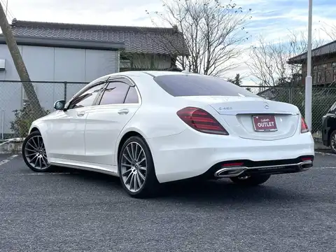 カタログ画像：Ｓクラス （S-CLASS） Ｓ４５０エクスクルーシブ 2019年1月 DAA-222058 3000cc ダイヤモンドホワイト（Ｍ） 燃費12.5km / l バック