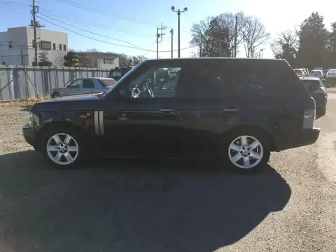 カタログ画像：レンジローバー （RANGE ROVER） ヴォーグ 2004年11月 GH-LM44 4400cc ジャバ・ブラック（パール） 燃費5.7km / l 外装