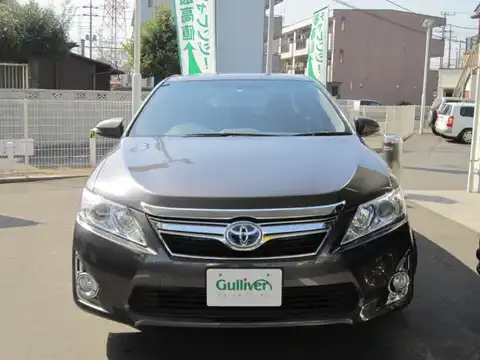 カタログ画像：カムリ （CAMRY） ハイブリッド Ｇパッケージ 2011年9月 DAA-AVV50 2500cc グレーメタリック 燃費23.4km / l フロント