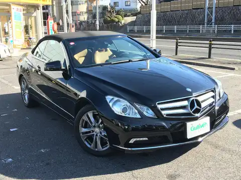 カタログ画像：Ｅクラス （E-CLASS） Ｅ３５０ カブリオレ 2010年4月 DBA-207456 3500cc オブシディアンブラック（Ｍ）orブラック（Ｓ） 燃費9.1km / l メイン（その他）