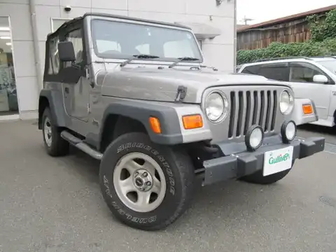 カタログ画像：ジープ・ラングラー （JEEP WRANGLER） スポーツ ソフトトップ 2000年11月 GF-TJ40S 4000cc シルバーストーンメタリック 燃費6.5km / l メイン（その他）