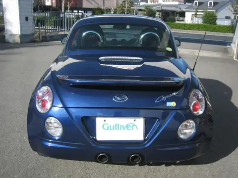 カタログ画像：コペン （COPEN） アルティメットエディションⅡ 2008年12月 ABA-L880K 660cc ＤＣ・ダークブルーマイカメタリック 燃費15.2km / l バック