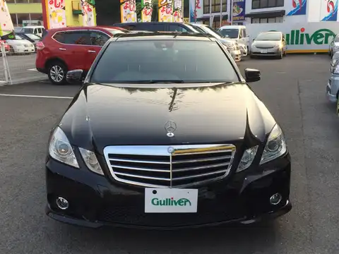 カタログ画像：Ｅクラス （E-CLASS） Ｅ２５０ ＣＧＩブルーエフィシェンシー アバンギャルド 2009年10月 DBA-212047C 1800cc オブシディアンブラック（Ｍ） 燃費10.8km / l フロント