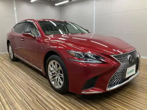 カタログ画像：ＬＳ （LS） ＬＳ５００ｈ Ｉパッケージ 2018年8月 DAA-GVF50 3500cc レッドマイカクリスタルシャイン 燃費16.4km / l メイン（その他）