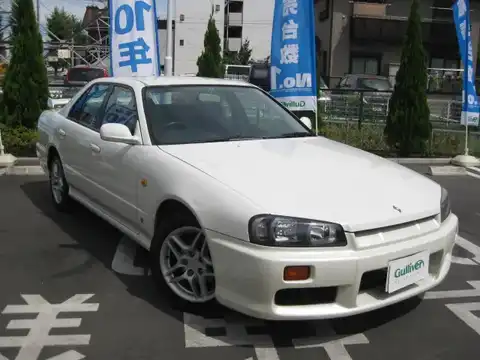 カタログ画像：スカイライン （SKYLINE） ２５ＧＴ－Ｘ 1998年5月 GF-ER34 2500cc ホワイト 燃費10.6km / l メイン（その他）