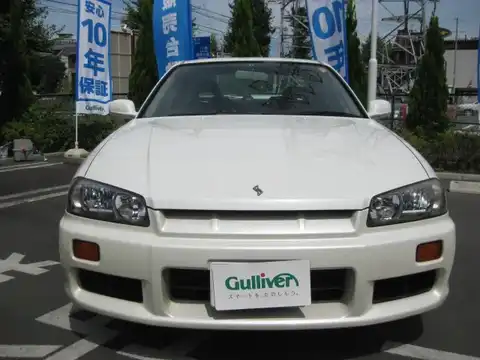 カタログ画像：スカイライン （SKYLINE） ２５ＧＴ－Ｘ ＦＯＵＲ 1998年5月 GF-ENR34 2500cc ホワイト 燃費9.2km / l フロント