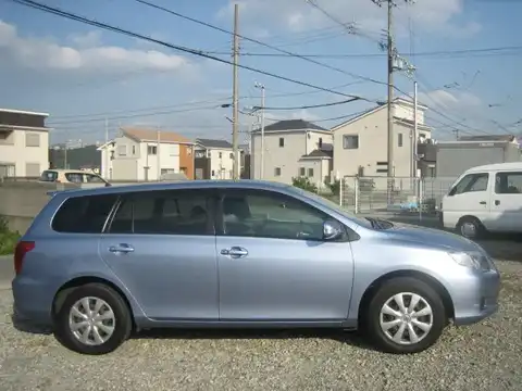 カタログ画像：カローラフィールダー （COROLLA FIELDER） １．５Ｘ Ｇエディション 2006年10月 DBA-NZE141G 1500cc ライトブルーマイカメタリック 燃費18.0km / l 外装