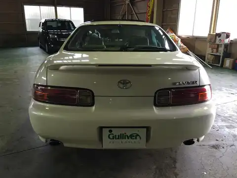 カタログ画像：ソアラ （SOARER） ３．０ＧＴ Ｇパッケージ装着車 1999年8月 GF-JZZ31 3000cc ホワイトパールマイカ 燃費9.3km / l 外装