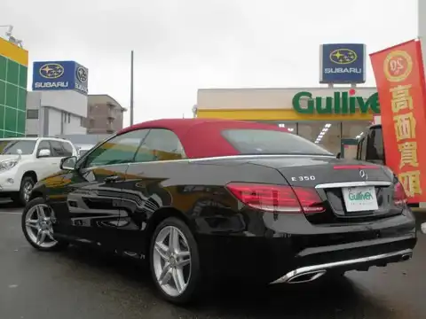 カタログ画像：Ｅクラス （E-CLASS） Ｅ３５０ カブリオレ 2014年4月 RBA-207459 3500cc ブラック（Ｓ）orオブシディアンブラック（Ｍ） 燃費12.8km / l バック