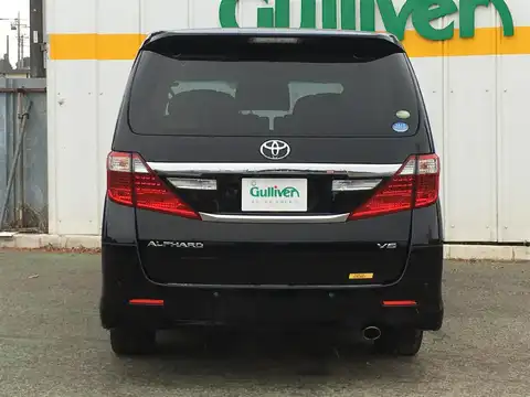 カタログ画像：アルファード （ALPHARD） ３５０Ｓ Ｃパッケージ 2014年4月 DBA-GGH20W 3500cc ブラック 燃費9.2km / l バック