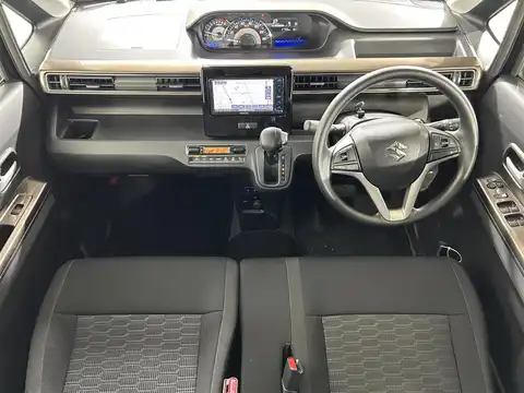 カタログ画像：ワゴンＲカスタムＺ （WAGON R CUSTOM Z） ハイブリッドＺＸ アップグレードパッケージ装着車 2022年8月 5AA-MH95S 660cc ノクターンブルーパール 燃費24.2km / l フロント