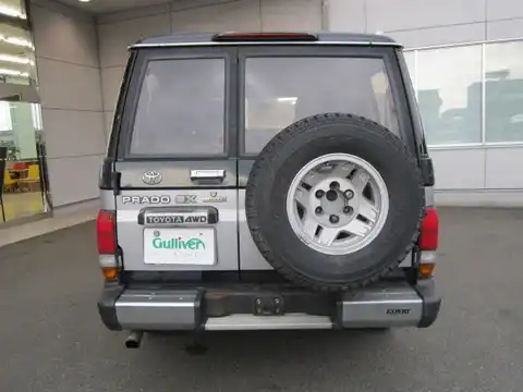 カタログ画像：ランドクルーザープラド （LAND CRUISER PRADO） ＳＸワイドリミテッド 1994年9月 Y-KZJ78W 3000cc グリーンフィールド・トーニング バック