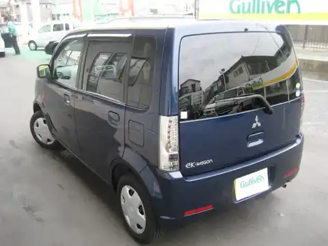 カタログ画像：ｅＫワゴン （EK WAGON） Ｇ 2010年8月 DBA-H82W 660cc ダークブルーマイカ バック