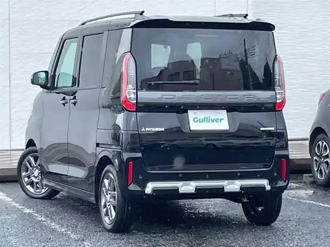 カタログ画像：デリカミニ （DELICA MINI） Ｇ プレミアム 2023年5月 5AA-B34A 660cc ブラックマイカ 燃費20.9km / l バック