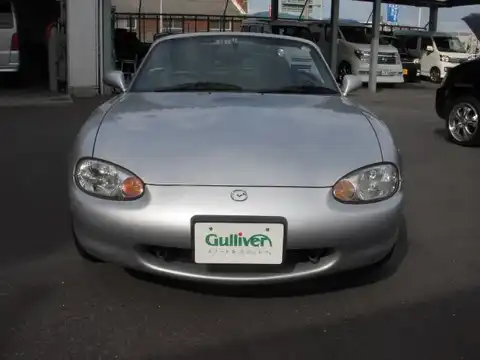 カタログ画像：ロードスター （ROADSTER） Ｍパッケージ 1998年1月 GF-NB6C 1600cc ハイライトシルバーメタリック 燃費12.0km / l フロント