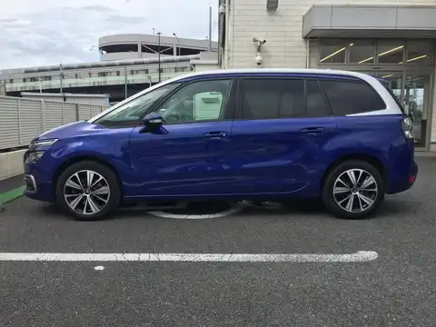 カタログ画像：グランドＣ４ ピカソ （GRAND C4 PICASSO） ワイルドブルー 2018年4月 LDA-B787AH01 2000cc ラズーリ ブルー 燃費18.0km / l 外装