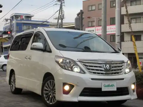 カタログ画像：アルファード （ALPHARD） ３５０Ｓ タイプゴールド 2012年9月 DBA-GGH25W 3500cc ホワイトパールクリスタルシャイン 燃費9.1km / l メイン（その他）