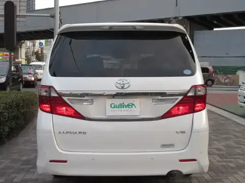 カタログ画像：アルファード （ALPHARD） ３５０Ｓ タイプゴールド 2012年9月 DBA-GGH25W 3500cc ホワイトパールクリスタルシャイン 燃費9.1km / l バック