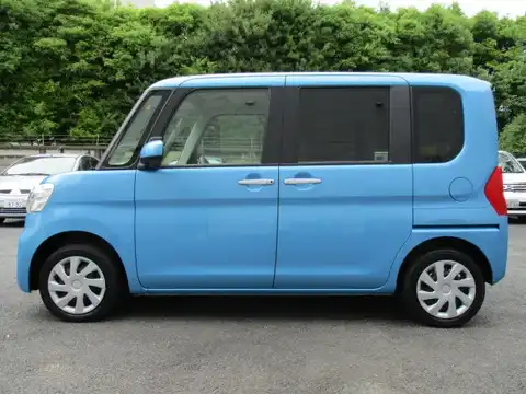 カタログ画像：タント （TANTO） Ｘ 2014年10月 DBA-LA610S 660cc ファインブルーマイカメタリック 燃費25.8km / l 外装