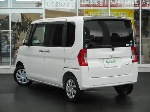 カタログ画像：タント （TANTO） Ｌ ＳＡⅡ 2015年12月 DBA-LA600S 660cc パールホワイトⅢ 燃費28.0km / l バック