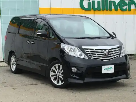 カタログ画像：アルファード （ALPHARD） ２４０Ｓ 2008年8月 DBA-ANH25W 2400cc ブラック 燃費11.4km / l メイン（その他）