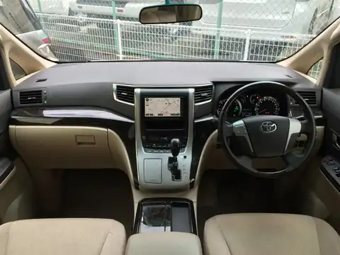 カタログ画像：ヴェルファイアハイブリッド （VELLFIRE HYBRID） ハイブリッドＸ 2014年4月 DAA-ATH20W 2400cc シルバーメタリック 燃費17.0km / l 内装