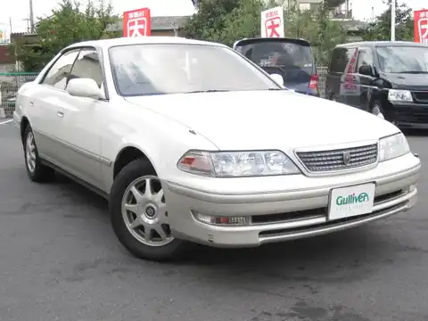 カタログ画像：マークII （MARK II） グランデ 1998年8月 GF-GX100 2000cc プレステージャスパールトーニング 燃費12.0km / l メイン（その他）