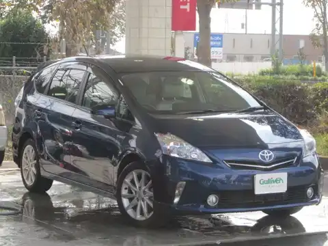 カタログ画像：プリウスα （PRIUS ALPHA） Ｇツーリングセレクション 2011年5月 DAA-ZVW41W 1800cc ダークブルーマイカ 燃費26.2km / l メイン（その他）