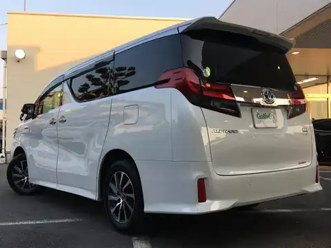 カタログ画像：アルファードハイブリッド （ALPHARD HYBRID） ハイブリッドＳＲ Ｃパッケージ 2015年1月 DAA-AYH30W 2500cc ラグジュアリーホワイトパールクリスタルシャインガラスフレークorホワイトパールクリスタルシャイン 燃費18.4km / l バック