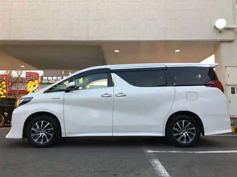 カタログ画像：アルファードハイブリッド （ALPHARD HYBRID） ハイブリッドＳＲ Ｃパッケージ 2015年1月 DAA-AYH30W 2500cc ラグジュアリーホワイトパールクリスタルシャインガラスフレークorホワイトパールクリスタルシャイン 燃費18.4km / l 外装